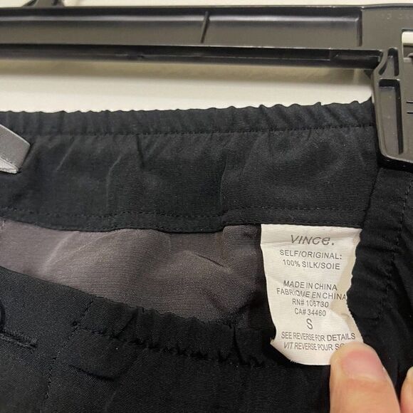 Vince. Gray Silk Trouser Straight Leg pants Size Small - Picture 8 of 8